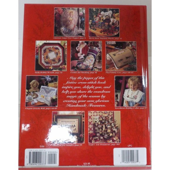 A Cross Stitch Christmas by Better Homes & Gardens "Handmade Treasures" ©1995 - Picture 2 of 16